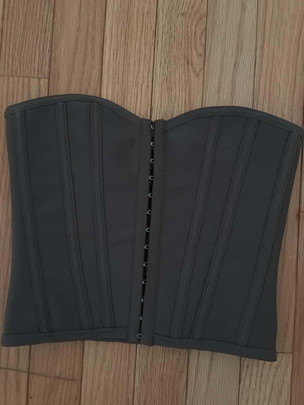 PLT Strapless Black Corset Top